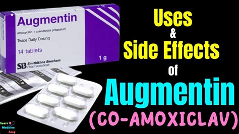 Augmentin (Amoxicillin Clavulanate): Side Effects, Uses, Dosage .